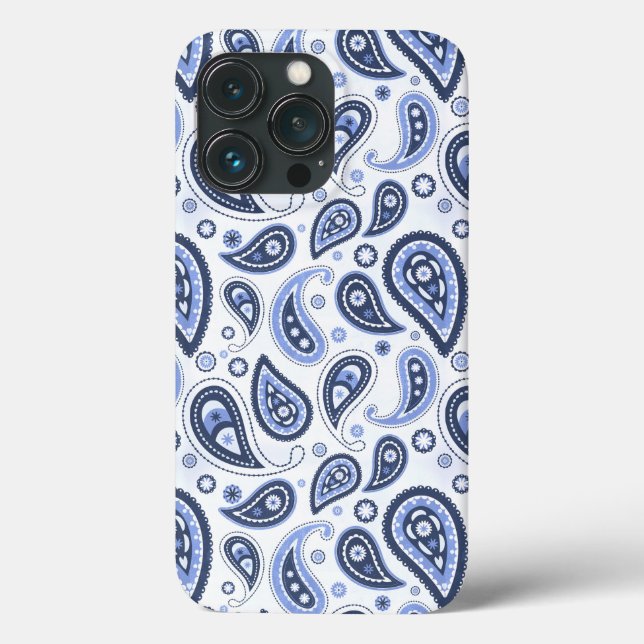 Intricate Floral Paisley Print Design Case-Mate iPhone Case (Back)