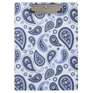 Intricate Floral Paisley Print Design Clipboard