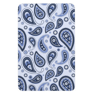 Intricate Floral Paisley Print Design Magnet