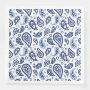 Intricate Floral Paisley Print Design Napkin