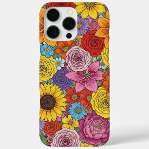 INTRICATE FLORAL PRINTS iPhone 16 PRO MAX CASE