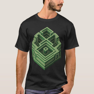 Intricate Geometric Maze T-Shirt
