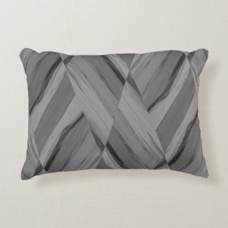 Intricate Grey Marble Pattern Decorative Cushion