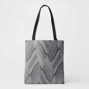 Intricate Grey Marble Pattern Tote Bag