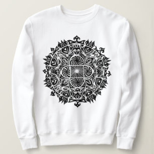 Intricate Hypnotic Mandala Art Sweatshirt