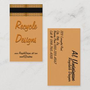 Intricate Lattice Pattern Border Templare Business Card