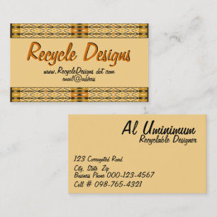 Intricate Lattice Pattern Border Template Business Card