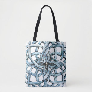 Intricate Mandala Print Design Tote Bag
