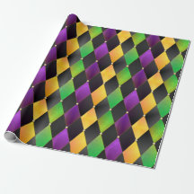 Intricate Mardi Gras Colours Diamond Argyle