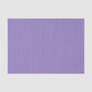 Intricate Mauve Green and spot of Red Tissue Paper