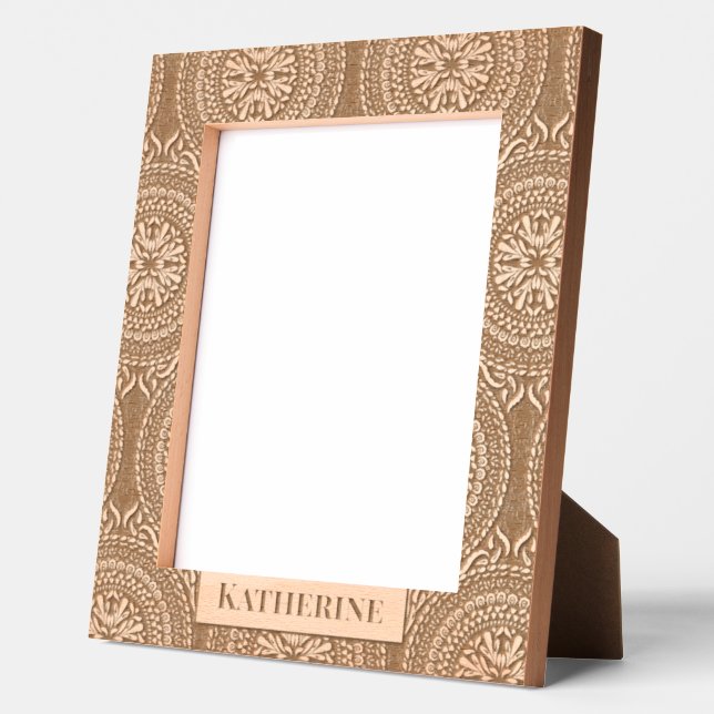 Intricate Motif Pattern Etched Frames (Left)