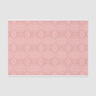 INTRICATE PASTEL PEACH PATTERNS TISSUE PAPER
