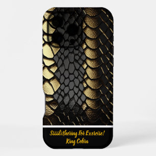 Intricate pattern of a snake's skin iPhone 16 pro max case
