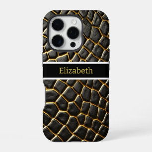 Intricate patterns of a poisonous snake's skin iPhone 16 pro case