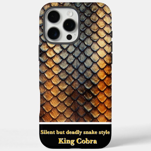 Intricate patterns of natural snakeskin in detail Case-Mate iPhone case (Back)