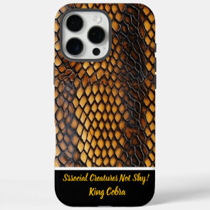 Intricate patterns of snake skins in natural light iPhone 16 pro max case