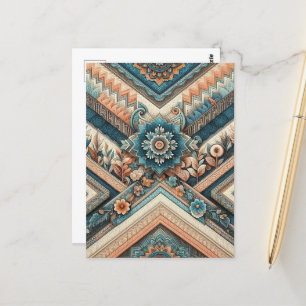 Intricate patterns postcard