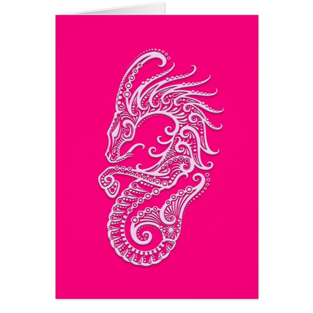Intricate Pink Capricorn Zodiac (Front)