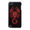 Intricate Red Scorpio Zodiac on Black