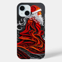 Intricate Santa Paper Cut