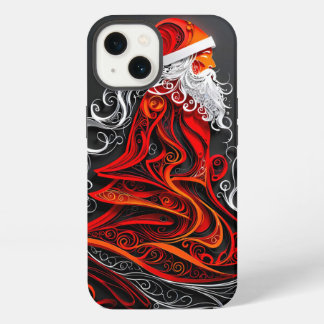 Intricate Santa Paper Cut iPhone 13 Case