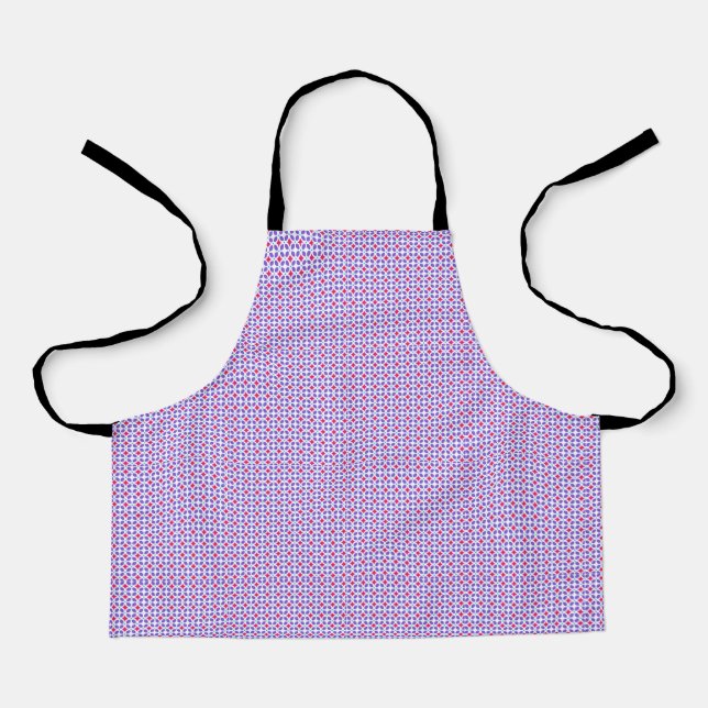 Intricate Shapes Multi Colour Pattern Design Apron (Front)