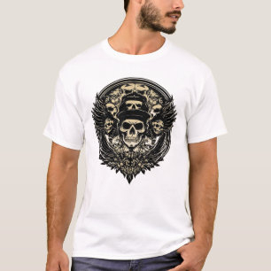Intricate Skull Design T-Shirt
