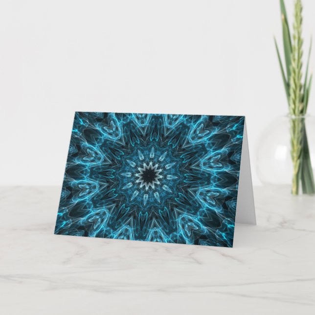 intricate snowflake holiday card (Front)