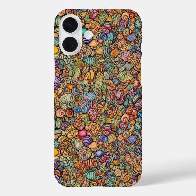 Intricate Tiny Seashells Case-Mate iPhone Case (Back)