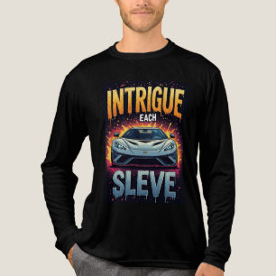 🎨 Intrigue Each Sleeve Comic Sports Car Energy Tri-Blend Shirt