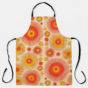 Intriguing modern abstract design with floral and apron