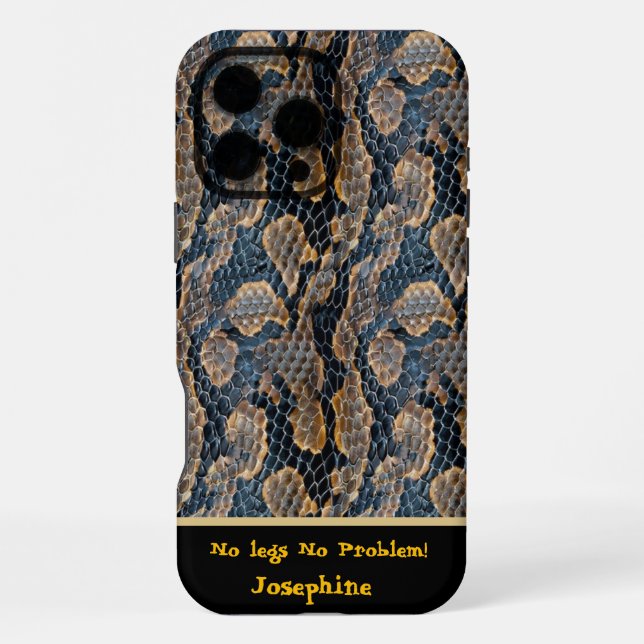 Intriguing snake skin patterns in nature iPhone case (Back)