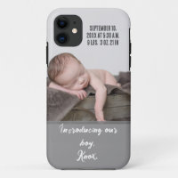 Introducing Baby Photo Birth Announcement