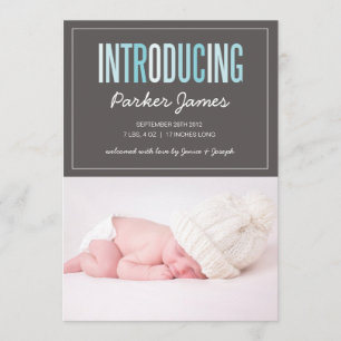 INTRODUCING BIRTH ANNOUNCEMENT