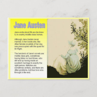 Introducing Jane Austen Postcard