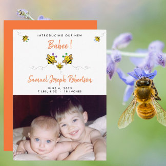 Introducing Our New Babee Bee Photo Name  Announcement