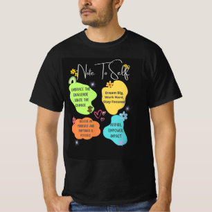 Introducing our "Note To Self" Retro Motivational  T-Shirt
