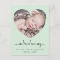 Introducing Photos Mint Green Baby Birth