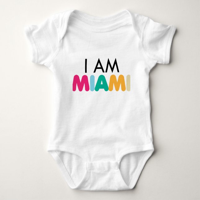 Introducing the "I Am Miami" Baby Edition! Bodysuit (Front)