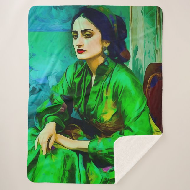 Introspection  sherpa blanket (Front)