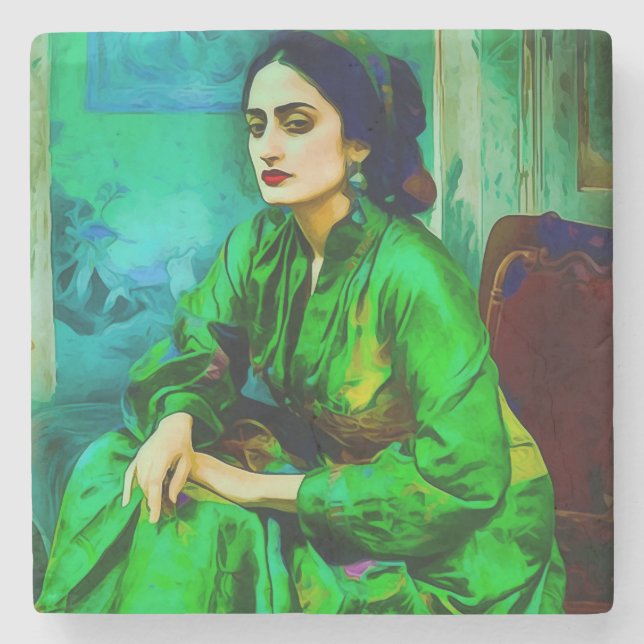 Introspection  stone coaster (Front)