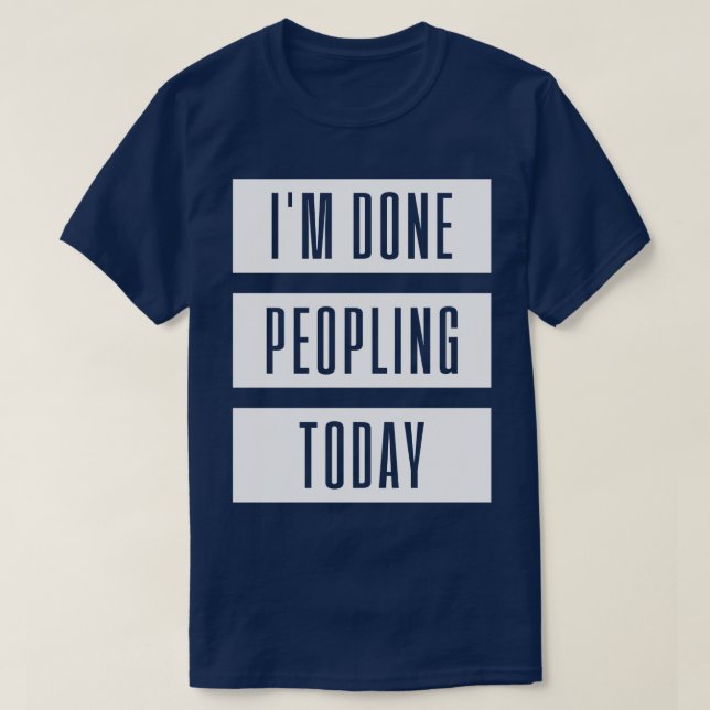 introvert 1 T-Shirt (Design Front)