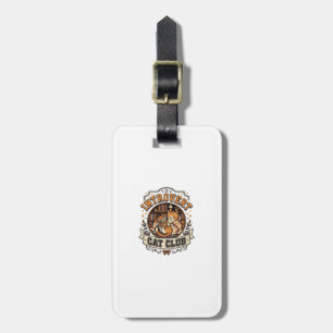 Introvert Cat Club Cat Introvert Anti Social Vinta Luggage Tag
