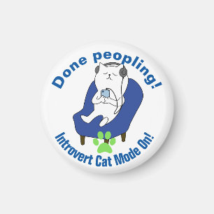 Introvert Cat Magnet