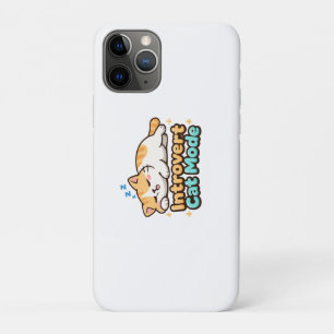 Introvert Cat Mode Funny  Case-Mate iPhone Case