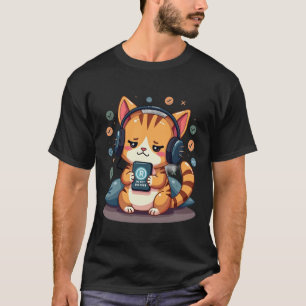 Introvert Cat Too Busy Refreshing Notifications Do T-Shirt