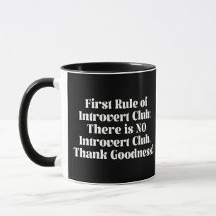 Introvert Club Coffee Mug