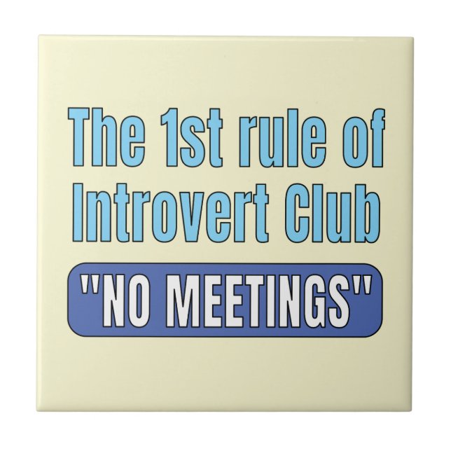 Introvert Club    T-Shirt Tile (Front)