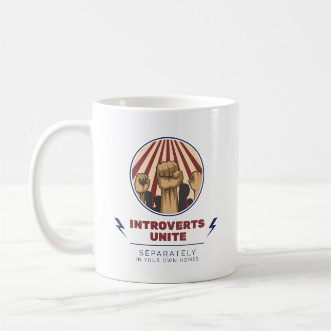 Introvert Coffee Mug | Introverts Unite (Left)