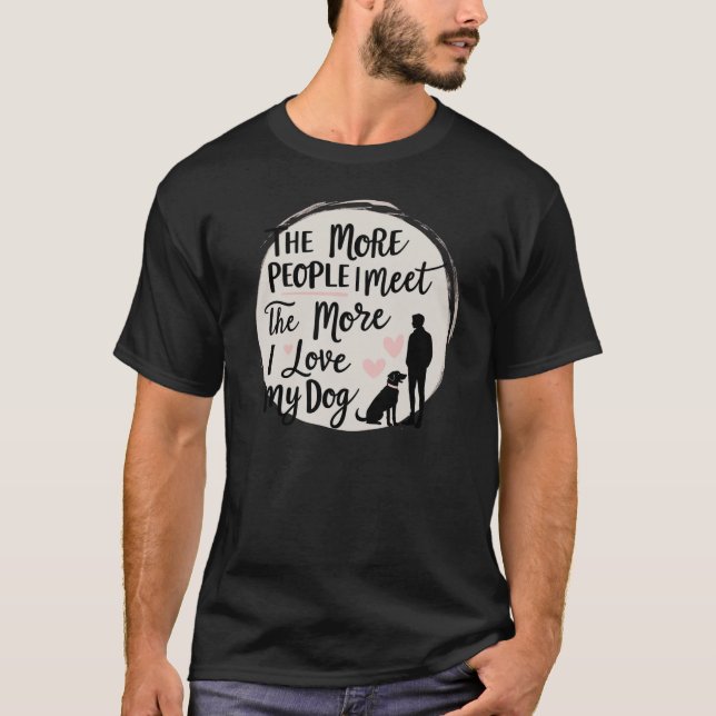 Introvert dog lover quote gift T-Shirt (Front)